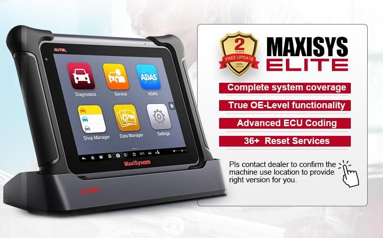 Autel Elite Auto Diagnostic Tool for All Cars Vcad Volvo/Volvo Truck Vcads Diagnostic Tool