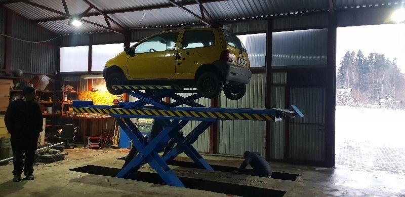 Big Shear Under-Ground Alignment Scissor Lift Use for Car Lifting in Auto Repair Shop