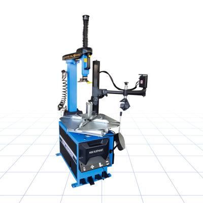 Factory Price Tilt Back Fully Automatic 10-24&quot; Tire Changer with Three Positions Pressing Helper Arm