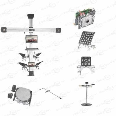 Good Quality 3D Wheel Aligner Machine with Clamps