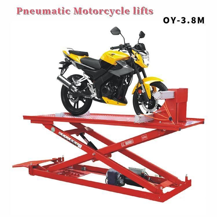 High-End Professional Pneumatic Motorcycle Lift Equipment with CE