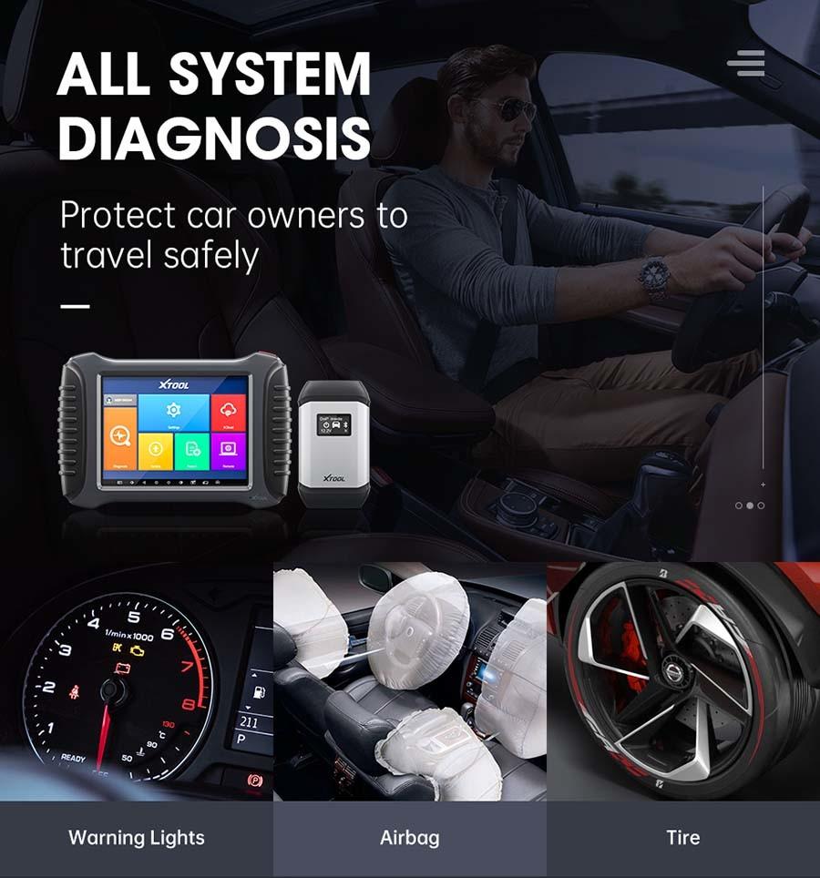 Xtool A80 PRO H6 PRO Full System Diagnosis Tool Support Benz and BMW Online Programming