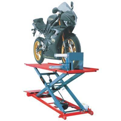 1600lbs Pneumatic/Hydraulic Motorcycle Lift ATV Lift Bike Stand Jack Table