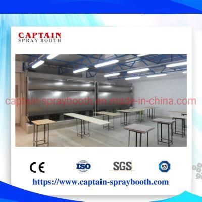 Furniture Spray Booth with Water Curtain System / Paint Baking Booth