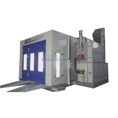 CE Approved Auto Paint Booth Oven Car Spray Baking Oven with Riello Burner for Sale