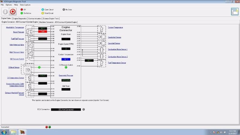 Jcb Electronic Service Tool with Jcb Service Master V1.73.3 Heavy Duty Truck Diagnostic Scanner