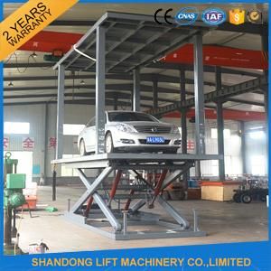 Double Layers Scissor Car Lift for Home Garage