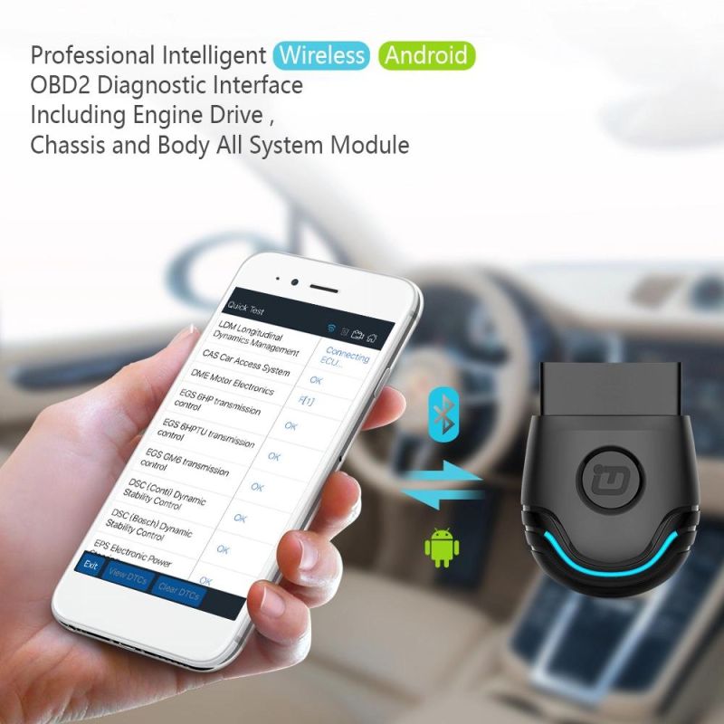 Idutex PU-600 Bluetooth OBD2 Scanner Automotivo OBD 2 TPMS Code Reader Car Diagnostic Tool Pk Thinkcar Thinkdiag Easydiag