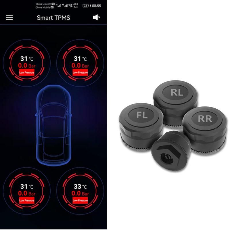 Car Mobile Phone Blueteech Andriod ISO Tire Pressure Monitoring System TPMS Sensor