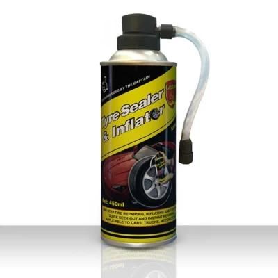 Captain 450ml Car Care Product Tire Sealant Spray for Tubeless Tyre