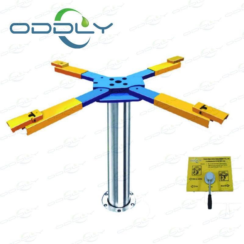 3.5t China Manufacture Garage Equipment Underground Single Post Pneumatic Car Washing Lift with CE