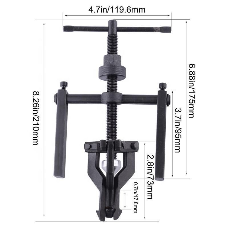 Car Styling 3 Jaw Inner Bearing Puller Gear Extractor Heavy Duty Automotive Machine Tool Kit