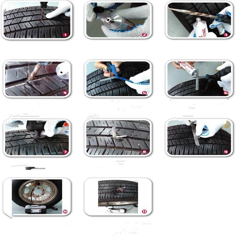 Factory Wholesale Auto Repair Tool Emergency Tire Puncture Repair Seal (20cm)