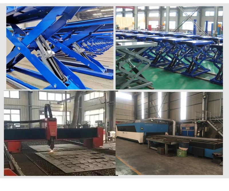 3000kg in-Ground Hiden Type Hydraulic Scissors Lift