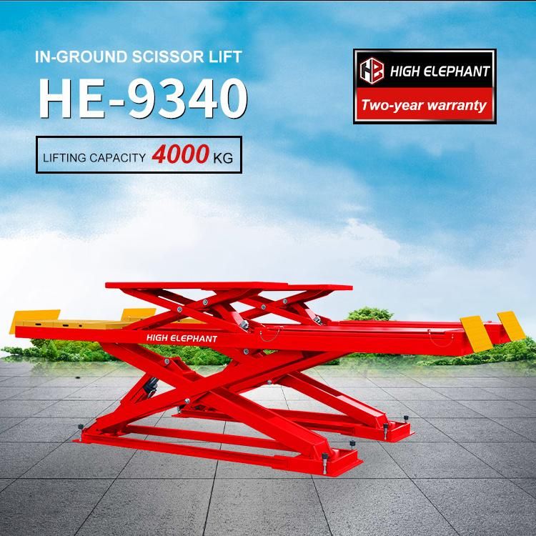 Hoist in Ground Mounted Lifting Equipment Hoist Full Rise Scissor Lift