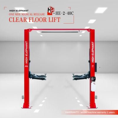 Manual One Side Release Hydraulic Car Lift Electrical Lift Auto Hoist Vehicle Elevator