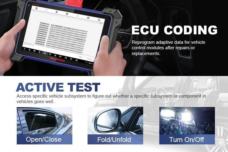 Autel Im608 Im508 Car Diagnostic Tools IMMO ECU Reset/Adaptation, Refresh/Coding OE-Level Diagnostics