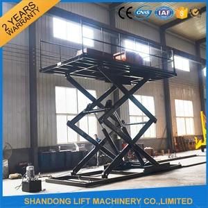 Scissor Design Inground Car Hoist Scissor Auto Car Lift