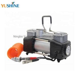 Double Cylinders 12V Tyre Inflatortire Pumps Car Air Compressor
