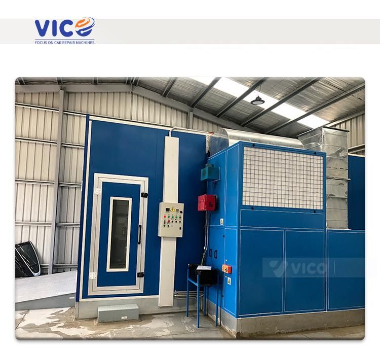 Vico Diesel Burner Spray Booth Auto Spray Painting Booth Car Painting Booth