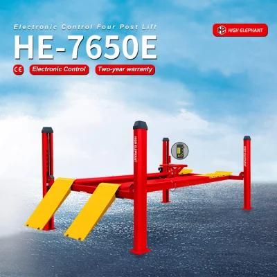 High Quality Car Lift Electronic Control Four Post Lift