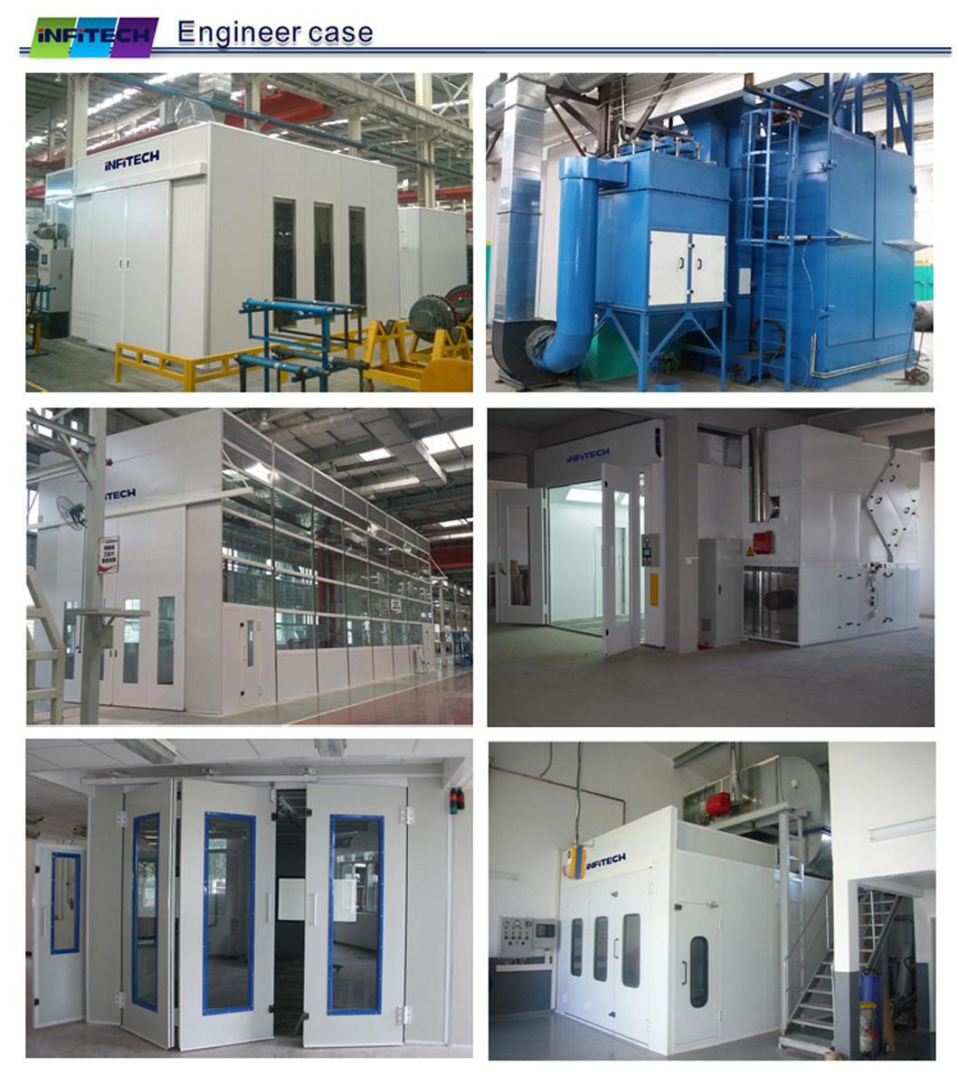 Infitech Wholesale Mixing Room & Preparation Bay & Car Auto Spray Paint Baking Curing Booth