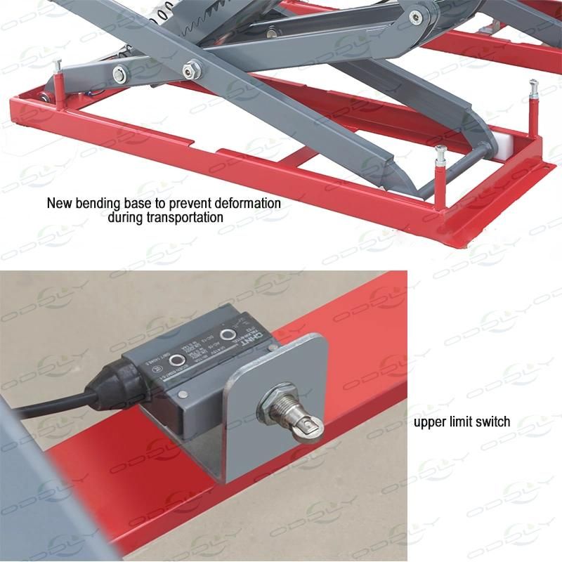 Pneumatic Electrical Release in-Ground Scissor Car Lift for Lifting Equipment