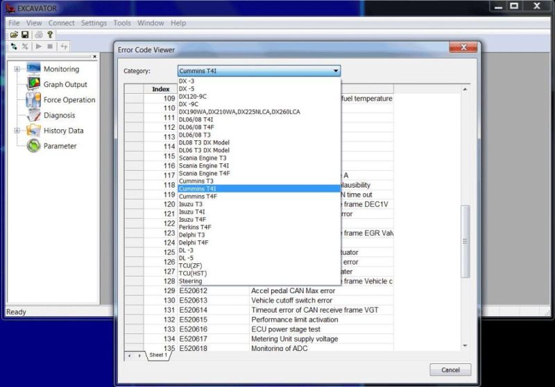 Doosan Data Monitoring System DMS-3 V1.41 with Doosan Diagnostic Tool