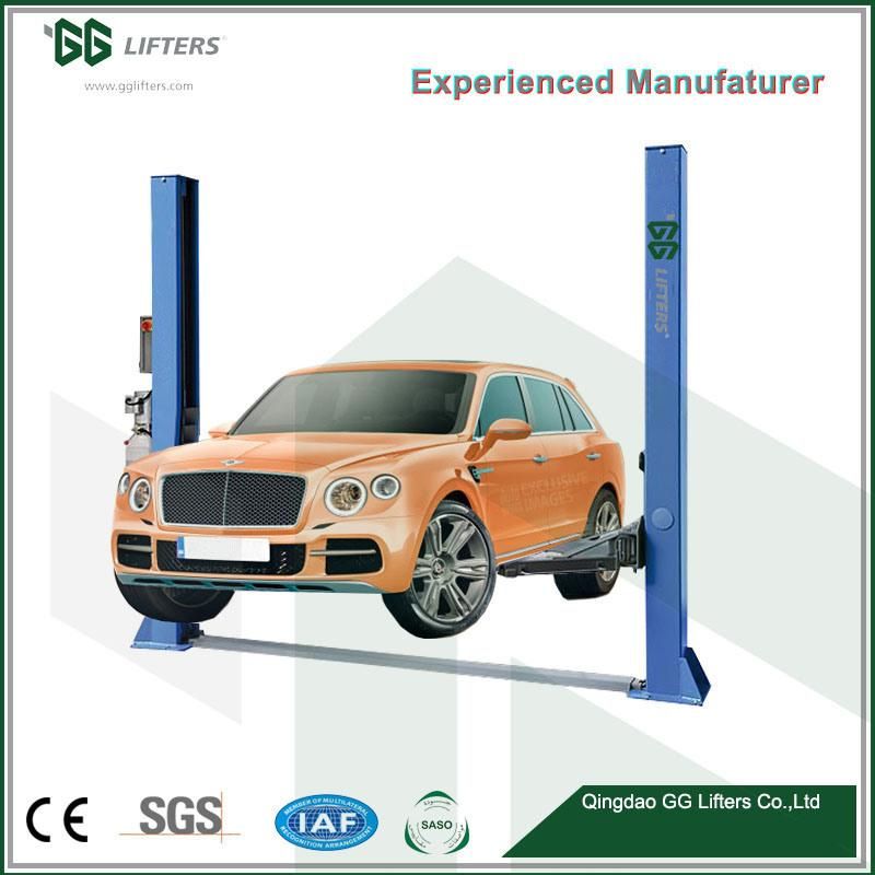 Hydraulic lifter two post car lift