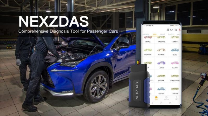 Nexzdas Bluetooth Obdii Scanner Lite Full-System for Android Comprehensive Auto Diagnostic Tool for Passenger Cars