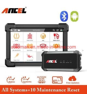 Ancel X7 OBD2 Bluetooth Scanner Complete System Auto professional Scanner Diagnostic Tools DPF Epb Airbag IMMO Multi-Language