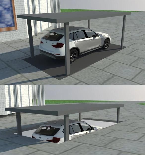 Garage Double Parking Platform Scissor Car Lift