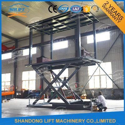 Home Hydraulic Vehicle Lift Smart Parking Underground Car Lifts for Small Garages