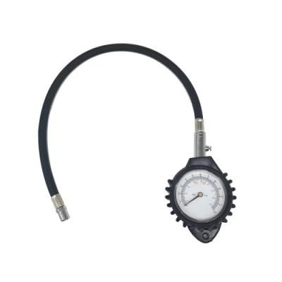 160psi Dial Tire Pressure Gauge with Hose