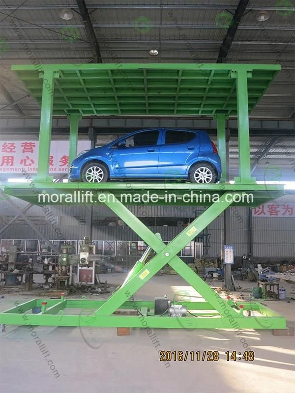 Heavy Load Hydraulic Scissor Car Parking Lift for Sale