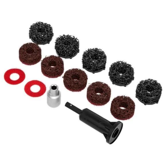 Viktec 14PC Stud Hub Cleaner Brake Rotor Re-Surfacing Tool Kit