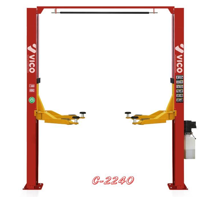 Vico Car Lift Two Side Manual Release 4t Hydraulic Auto Two Post Lift