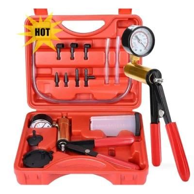 Viktec Vehicle Tool Brake Bleeder Kit with Hand Held Vacuum Pump Tester