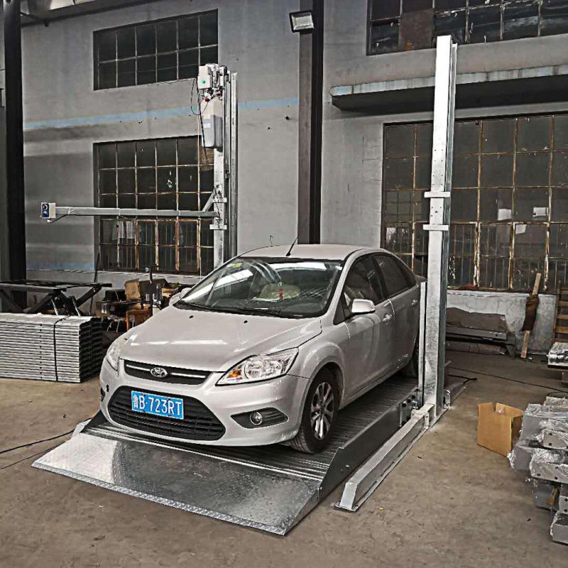 2 Level Hydraulic Car Lift Parking System for Two Vehicles