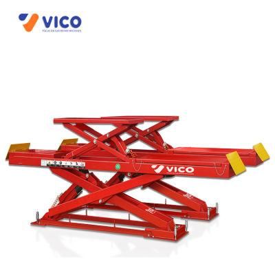 Vico 4t Auto Body Tyre Maintenance Scissor Lift Car Lifting Machine