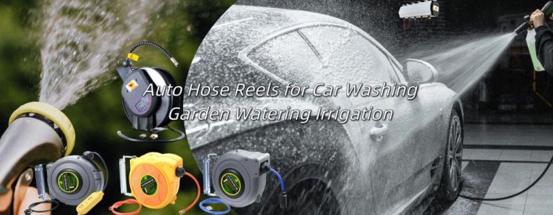 Jinbeide Cable Reel Garden Hose Reel Automatic Retractable Electric Wall Mounted Car Wash Electrical Cable Reel