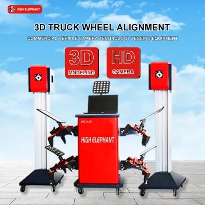 Truck 3D 4 Wheel Alignment Machine Wheel Aligner Front Alignment Advanced Lifting Cabinet