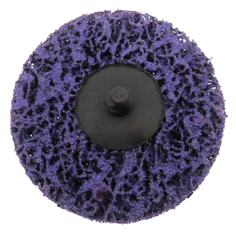 3" 75mm Quick Change Roll Lock Purple Easy Strip & Clean Discs for Paint Rust Removal Auto Surface Prep