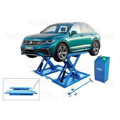 Jt-3000ms Ultra Thin MID Rise Portable 3t Hydraulic Auto Hoist Scissor Car Lift