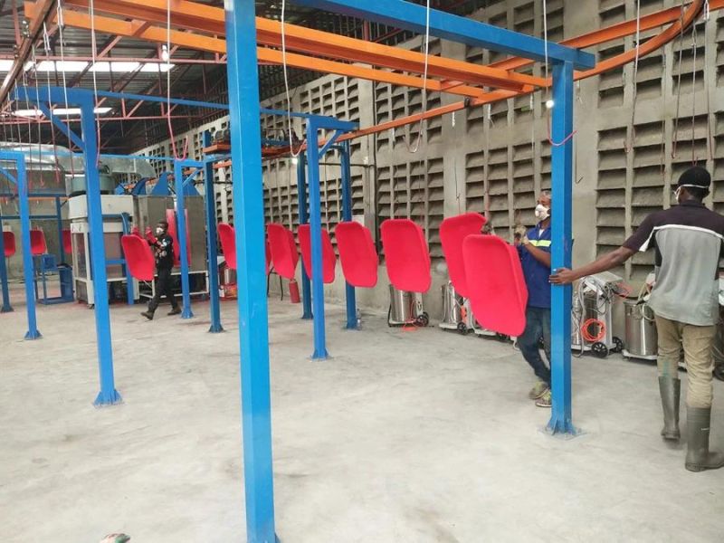 Low Power Consumption Diesel Powere Coating Line Power Coating Booth