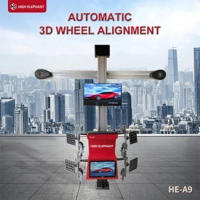 CE Vehicle Equipment Car Repair Shop 3D Wheel Alignment Machine Price with 4 Post Alignment Lift Wheel Aligner