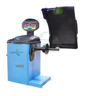 Garage Equipment Semi-Automatic Wheel Balancer Tyre Balancing Machine