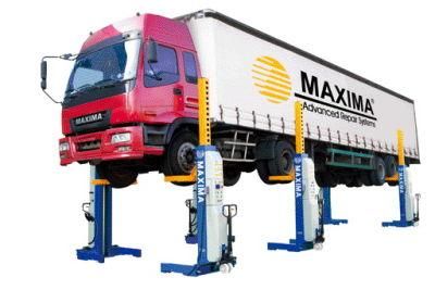 Maxima 45t Capacity Heavy Duty Truck Lift 6 Post CE+Ali Certification