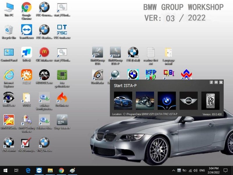 BMW Icom Next a+B+C Plus Lenovo X220 I5 4GB Laptop V2022.03 Engineers Version Ready to Use