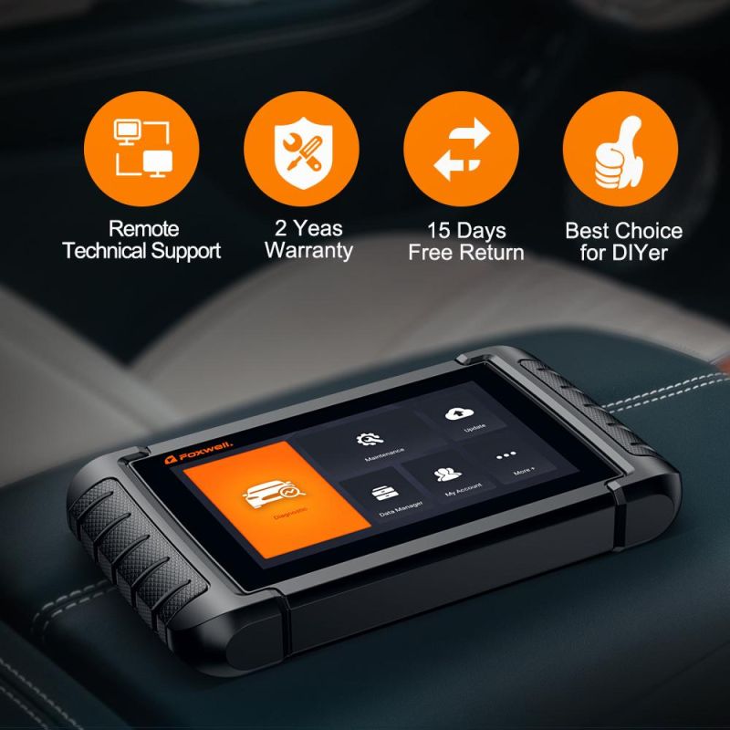 Foxwell Nt809 OBD2 Automotive Scanner Professional Full System Oil SRS Epb TPMS IMMO Injector Coding Reset Auto Diagnostic Tools